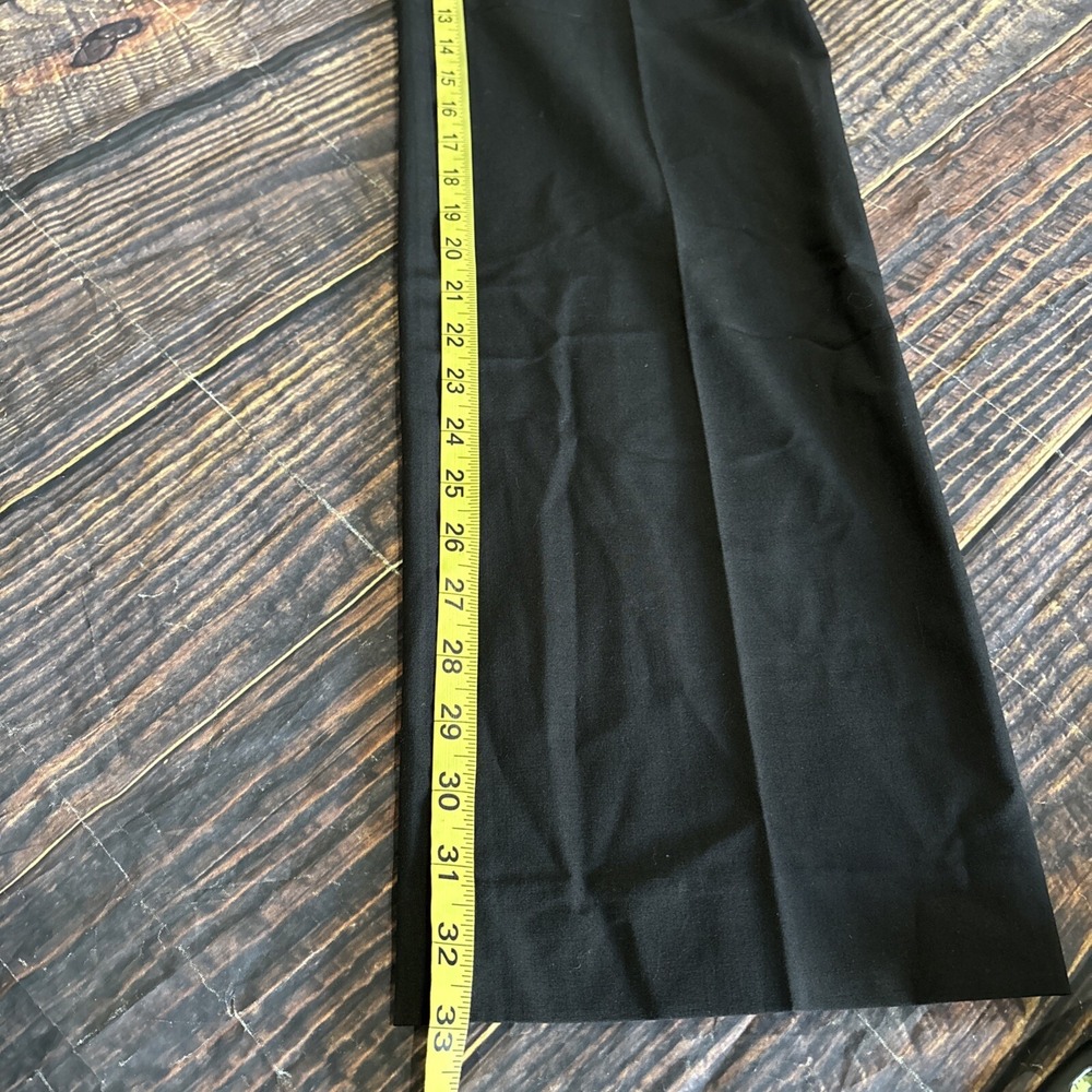 Trina Turk Los Angeles  | Black Trouser Dress Pant Business Straight Leg Size 4 - Picture 7 of 9